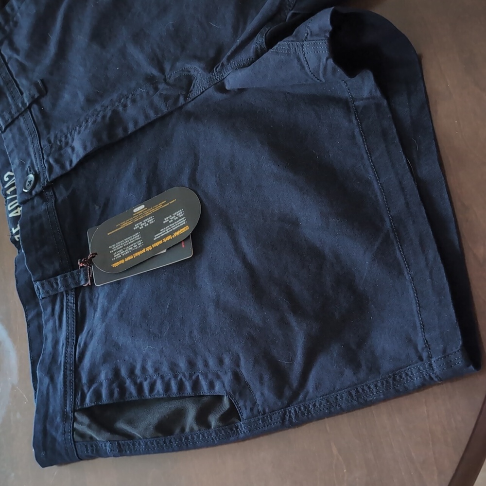 Men's Navy Work Shorts - Picture 7 of 9